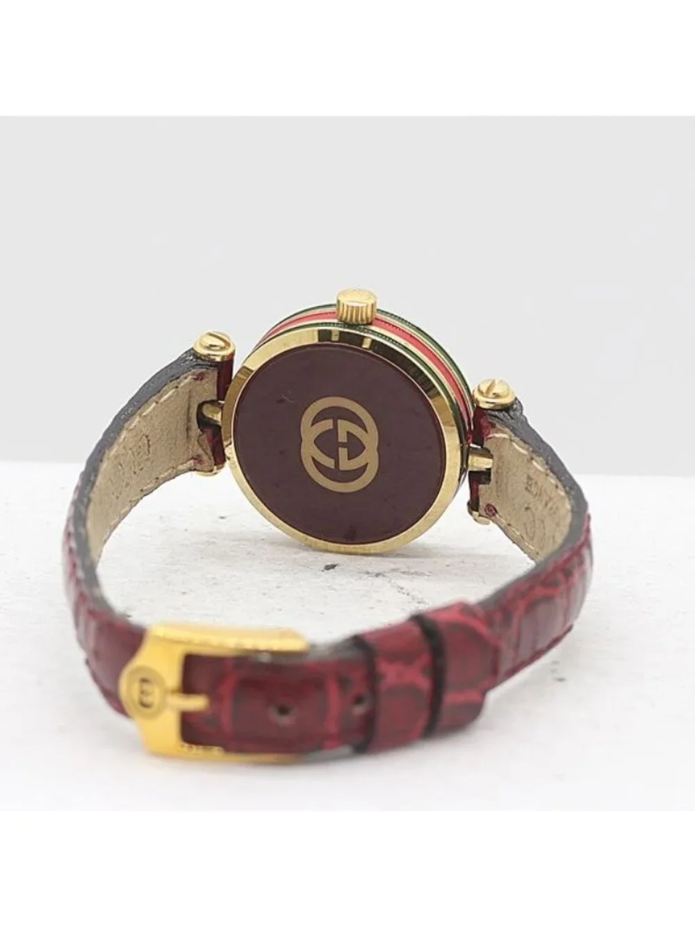 Gucci Box and Paperback Quartz Sherry Line White Dial Watch